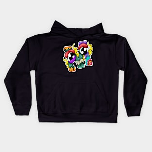 Alfabet Monster M Kids Hoodie